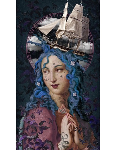 VB" drapes