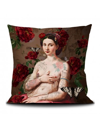 VB" square cushions