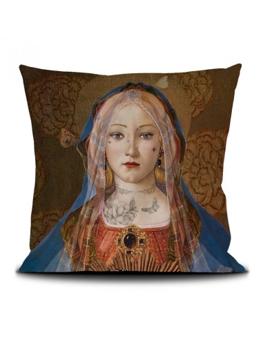 VB" square cushions